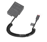 KingMa NP-W126S Dummy-Batterie, Remplacement Décodé pour Caméras Fujifilm, Câble Ressort Type-C, Compatible avec Fujifilm X100F, X-A3, X-A10, X-H1, X-T3, X-T10, X-T20