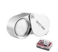 KINGMAS Loupe de Poche pour Bijoux 30 x 21 mm