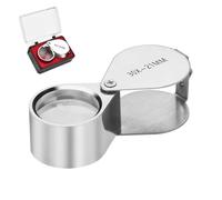 KINGMAS Loupe de Poche pour Bijoux 30 x 21 mm
