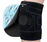 KingPavonini poche de glace genou avec pack 3 en 1 après chirurgie de remplacement, packs de glace en gel réutilisables， thérapie froide/chaude, pour soulager la douleur au genou, le gonflement