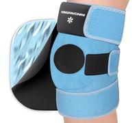 KingPavonini poche de glace genou avec pack 3 en 1 après chirurgie de remplacement, packs de glace en gel réutilisables， thérapie froide/chaude, pour soulager la douleur au genou, le gonflement