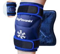 KingPavonini XXL Enveloppe de Poche de Glace Genou Entier Après une Opération, Réutilisable Poche de Glace en Gel pour Blessures et Chirurgie au Genou, Soulagement de la Douleur, Gonflement, 2 Paquet