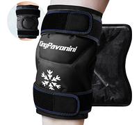 KingPavonini XXL Enveloppe de Poche de Glace Genou Entier Après une Opération, Réutilisable Poche de Glace en Gel pour Blessures et Chirurgie au Genou, Soulagement de la Douleur, Gonflement, 1 Paquet