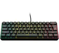 Kingpin X1 Clavier de Jeu 60% Anglais am?ricain, Clavier multim?dia de Jeu Petit & Mobile, Clavier RVB avec ?clairage, 25 Touches Anti-ghosting, Disposition am?ricaine QWERTY