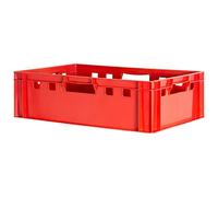 Kingpower 1x Boucher Caisse Viande Caisse Eurofleischkiste Rouge Caisse Empilement Plastique