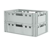 Kingpower 2x Boucher Caisse Viande Caisse Eurofleischkiste Gris Caisse Empilement Plastique