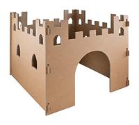 Kingpower Château de la Maison de Jeu pour Enfants Château de Jeu Boîte Artisanale Maison en Carton Château en Carton en Papier Maison d'enfants à Peindre
