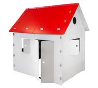 Kingpower Sélection Château de Chevalier Jouer Château Maison en Carton Maison de Jeu pour Enfants à Colorier, Modèle:Playhouse Rouge/Blanche