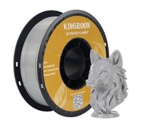kingroon 3D Printer Filament PLA pour imprimante 3D, etc. (acide polylactique, PETG gris)