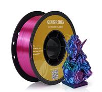 kingroon 3D Printer Filament PLA pour imprimante 3D, etc. (acide polylactique, soie rouge, vert, bleu)