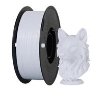 KINGROON filament PETG 1,75 mm, bobine de 1 kg, tolérance ±0,02 mm, durabilité et cohésion solide des couches, pour pièces fonctionnelles, outils et prototypes techniques, couleur blanc