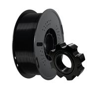 KINGROON filament PETG 1,75 mm, bobine de 1 kg, tolérance ±0,02 mm, durabilité et cohésion solide des couches, pour pièces fonctionnelles, outils et prototypes techniques, couleur noir