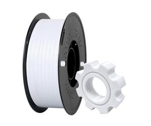 KINGROON filament PETG 1,75 mm, bobine de 1 kg, tolérance ±0,02 mm, durabilité et cohésion solide des couches, pour pièces fonctionnelles, outils et prototypes techniques, couleur blanc