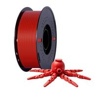 KINGROON filament PLA 1,75 mm, bobine de 1 kg, tolérance ±0,02 mm, impression régulière et surface lisse, pour créations visuelles, pour modèles, créations DIY et prototypes, couleur rouge