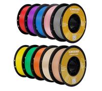 Kingroon Filament PLA pour imprimante 3D, filament PLA 1,75 mm, précision dimensionnelle +/- 0,03 mm, 10 rouleaux, 10 rouleaux de 10 kg