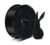 Kingroon PLA, Filament PLA Noir 1,75 mm est destiné à l'imprimante 3D, Filament Noir PLA 1 kg Précision Dimensionnelle +/- 0,03 mm, Filament d'imprimante 3D Avec Bobine Enroulée Proprement