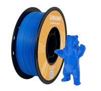 Kingroon PLA Filament pour imprimante 3D, précision dimensionnelle +/- 0,03 mm, bobine de 1 kg (2,2 lb), 1,75 mm, bleu