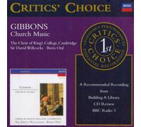 King's College Cambridge - Gibbons: Church Music [Import]