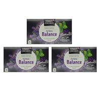 King's Crown Balance pour un plaisir relaxant, 3 x 36 g