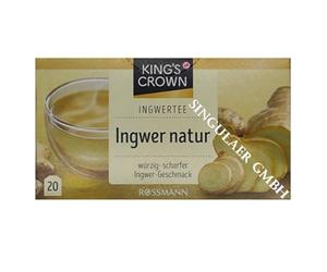 King's Crown Gingembre naturel, une expérience gustative particulièrement épicée et piquante (1 x 40 g)