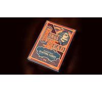 King's Head Cartes à jouer bleues et rouges - Deck de luxe par Joker and the Thief Premium Poker Size Cards pour collectionneurs, magiciens et cardistes