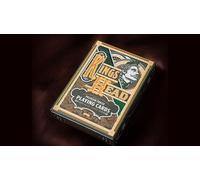 King's Head Cartes à jouer vertes et jaunes - Deck de luxe par Joker and the Thief Cartes de poker de qualité supérieure pour collectionneurs, magiciens et cardistes