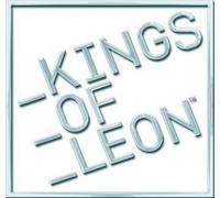 Kings Of Leon - Logo de bloc - Badge - Métal RO7618 (Taille unique) (Blanc)
