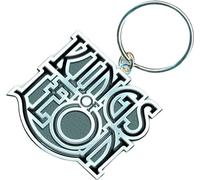 Kings Of Leon - Porte-clés émail avec parchemin RO9702 (taille unique) (Noir/Gris)