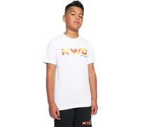Kings Will Dream - Sweat à capuche "Fracture" pour garçon BG1503 (146-152) (Blanc éclairci/Orange)