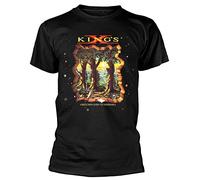 Kings X Gretchen Goes to Nebraska Graphic Tee Unisex 100% Cotton Short-Sleeve T-Shirts Black S