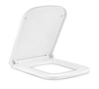KingSaid Abattant WC Familial Soft Close avec Couvercle Magnétique Blanc