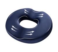 KingSaid Hemorrhoid Seat Cushion, Memory Foam Donut Cushion - Ergonomic Orthopaedic Memory Foam Cushion (Bleu)