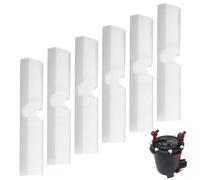 kingsea Lot de 6 tampons de rechange en mousse bio pour aquarium compatibles avec filtre Fluval FX4 / FX5 / FX6, bloc de mousse biologique, tampons filtrants en mousse FX4