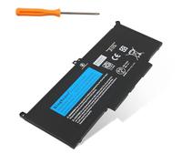 Kingsener F3YGT Batterie de rechange pour ordinateur portable Dell Latitude 12 7280 7290 E7280 13 7380 7390 14 7480 7490 E7480 2X39G P28s 7,6 V 60 WH