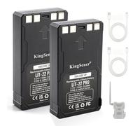 KingSener Lot de 2 batteries LIT-22 Pro pour caméra de trail Flex-M/G-36
