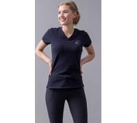 Kingsland ovelia T-shirt col V pour femme Navy été 2022, taille:M