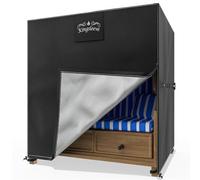 Kingsleeve® Housse de Protection pour Chaise de Plage, résistante à l'hiver, 135 x 105 x 175/140 cm, imperméable, résistante aux UV, Housse pour fauteuils de Plage