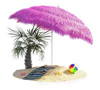Kingsleeve® Parasol inclinable Hawaii 192 cm rose Parasol de plage Ø 160 cm réglable Jardin terrasse extérieur