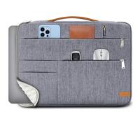 KINGSLONG Housse de protection fine et r sistante aux chocs pour ordinateur portable 17-17,3 pouces, compatible avec Acer, Asus, Dell, HP, gris