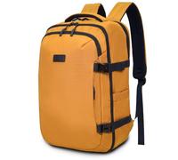 KINGSLONG Sac à dos Voyage 28L: Compartiment PC 17 Pouces, Ouverture 180° | Déperlant et Confortable, Idéal pour Voyages, Travail, Études et W nds, Dos Respirant, Sangle Valise, Rangement Pratique
