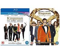 Kingsman 1-2 Complete Blu-Ray Collection : Kingsman The Secret Service / Kingsman The Golden Circle