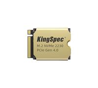 KingSpec 2To M.2 2230 PCIe Gen4x4 NVMe SSD avec dissipateur, Vitesse R/W jusqu'à 5000/4400 Mo/s, SSD pour Steam Deck, ASUS Rog Ally, Surface Pro