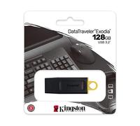 Kingston 128GB USB3.2 Gen1 DataTraveler Exodia (Black + Yellow) - Clé USB