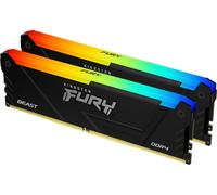 Kingston fury beast rgb - ddr4 - kit - 16 go: 2 x 8 go - dimm 288 broc
