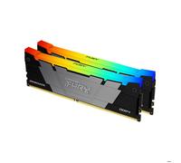 Kingston FURY Renegade RGB - DDR4 - kit - 16 Go: 2 x 8 Go - DIMM 288 broches - 3600 MHz / PC4-28800 - CL16 - 1.35 V - mémoire sans tampon - non ECC - noir