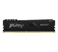 Kingston FURY Beast - DDR5 - module - 16 Go - DIMM 288 broches - 6000 MHz / PC5-48000 - CL30 - 1.4 V - mémoire sans tampon - on-die ECC - noir Noir G