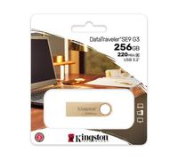 Kingston Technology DataTraveler 256Go 220Mo/s Clé USB 3.2 Gen 1 Métal SE9 G3