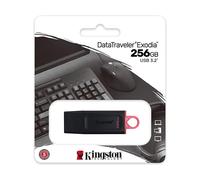 Kingston DataTraveler Exodia DTX/256GB Clé USB 3.2 Gen 1 - avec capuchon de protection et anneaux pour porte-clés de plusieurs couleurs