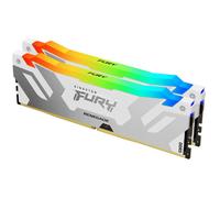 Kingston Fury Renegade RGB kit 32GB (2x16) DDR5-6400 CL32-39-39 blanc/argent