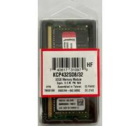 Kingston 32GB DDR4 3200MHz Sodimm Portable Mémoire Kcp432sd8/32 Neuf Scellé